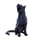 SEATED PANTHER - Metallic resin - Mauritius blue