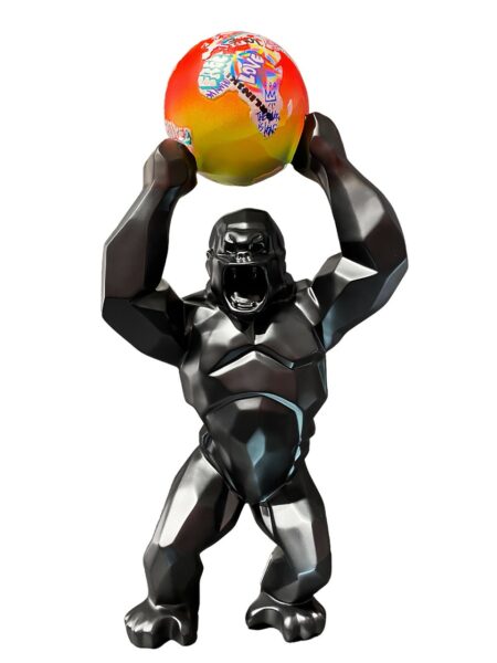 WILD KONG EARTH - Matte resin - Black