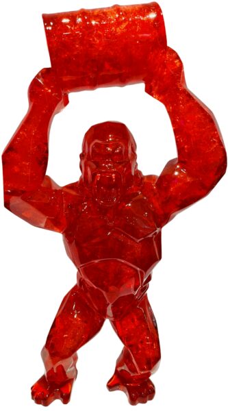 WILD KONG OIL - Crystal Clear resin - Red