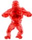 WILD KONG - Résine Cristal Full Fractale - Rouge