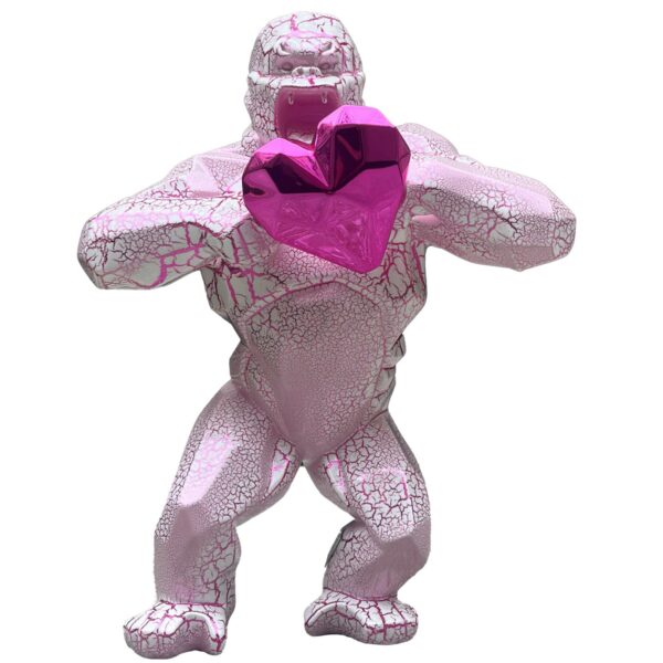 WILD KONG HEART - Résine Crackled Chrome
