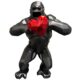 WILD KONG HEART - Matte resin - Deeply Black & Red