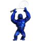 WILD KONG TENNIS - Metallic - Mick blue